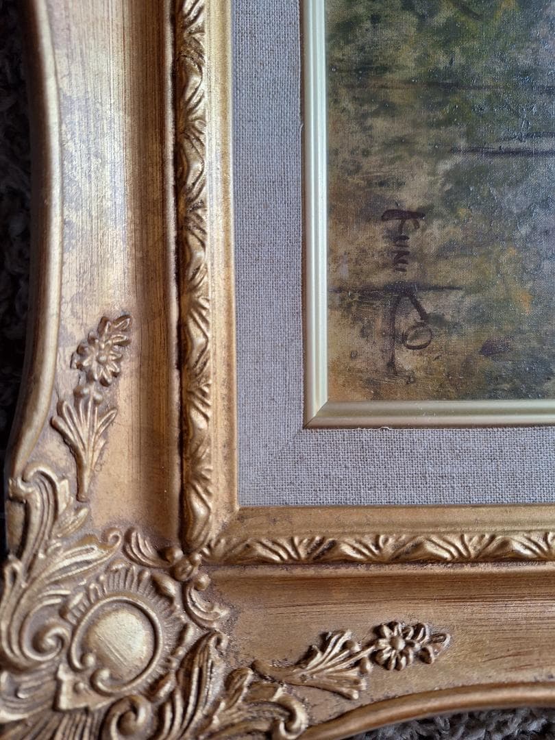 「九月の家」松任谷国子　真作Ｆ－４号