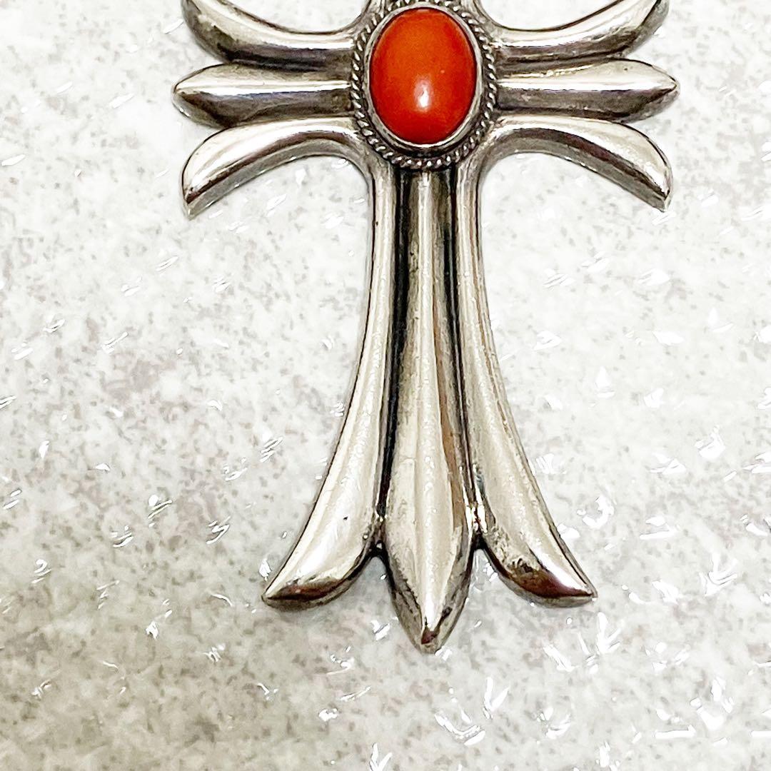 希少✨CALEE キャリー ネックレス トップ ターコイズ クロス型 十字架