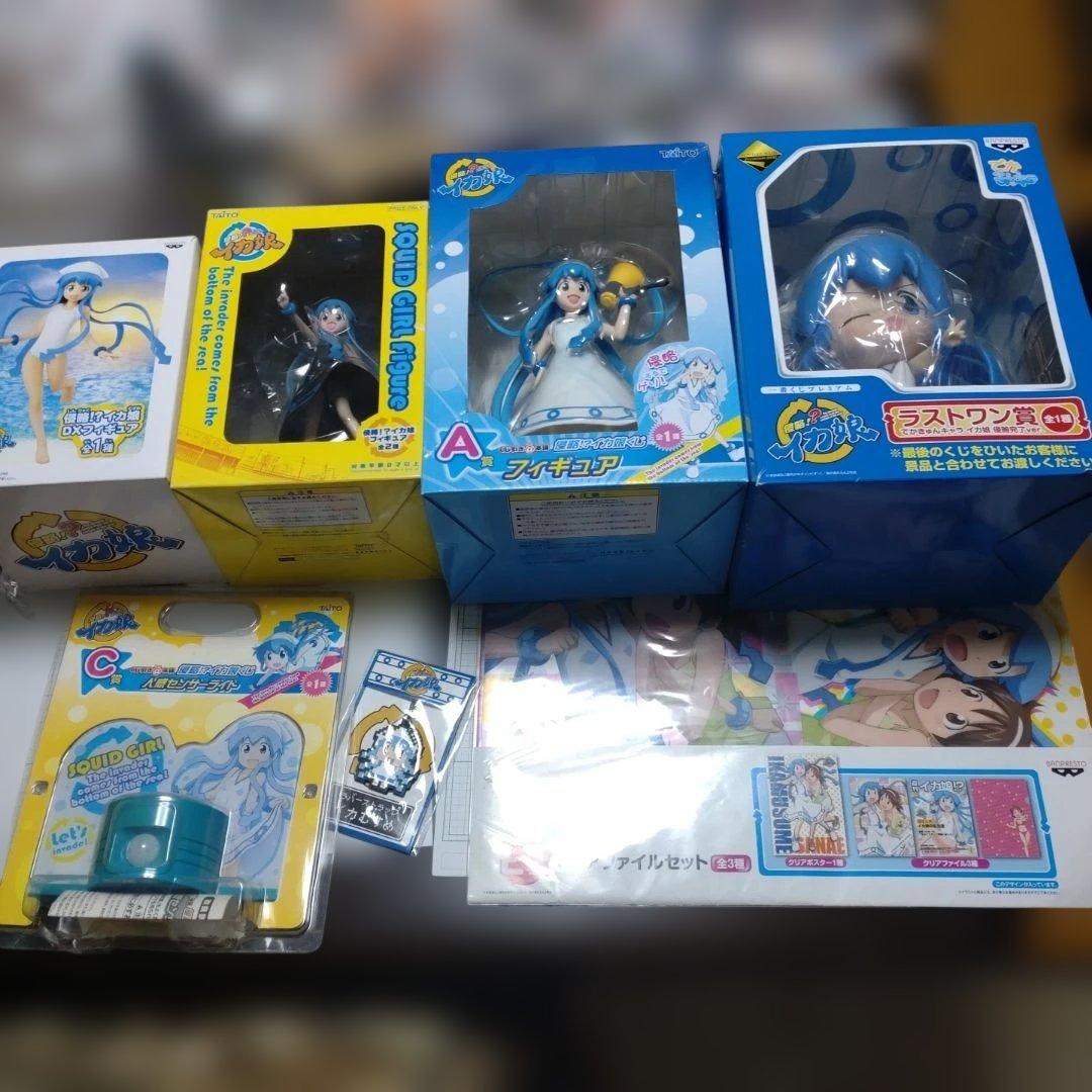 イカ娘　ブラック　ラストワン　フィギュア　グッズ　7個まとめて