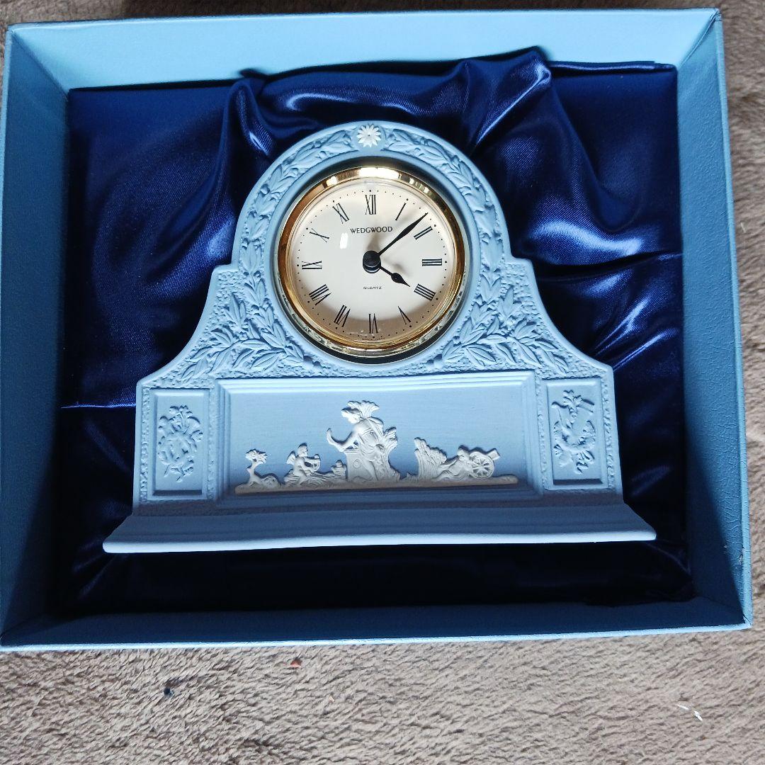 ウエッジウッド　ジャスパー　ボーンチャイナクロック