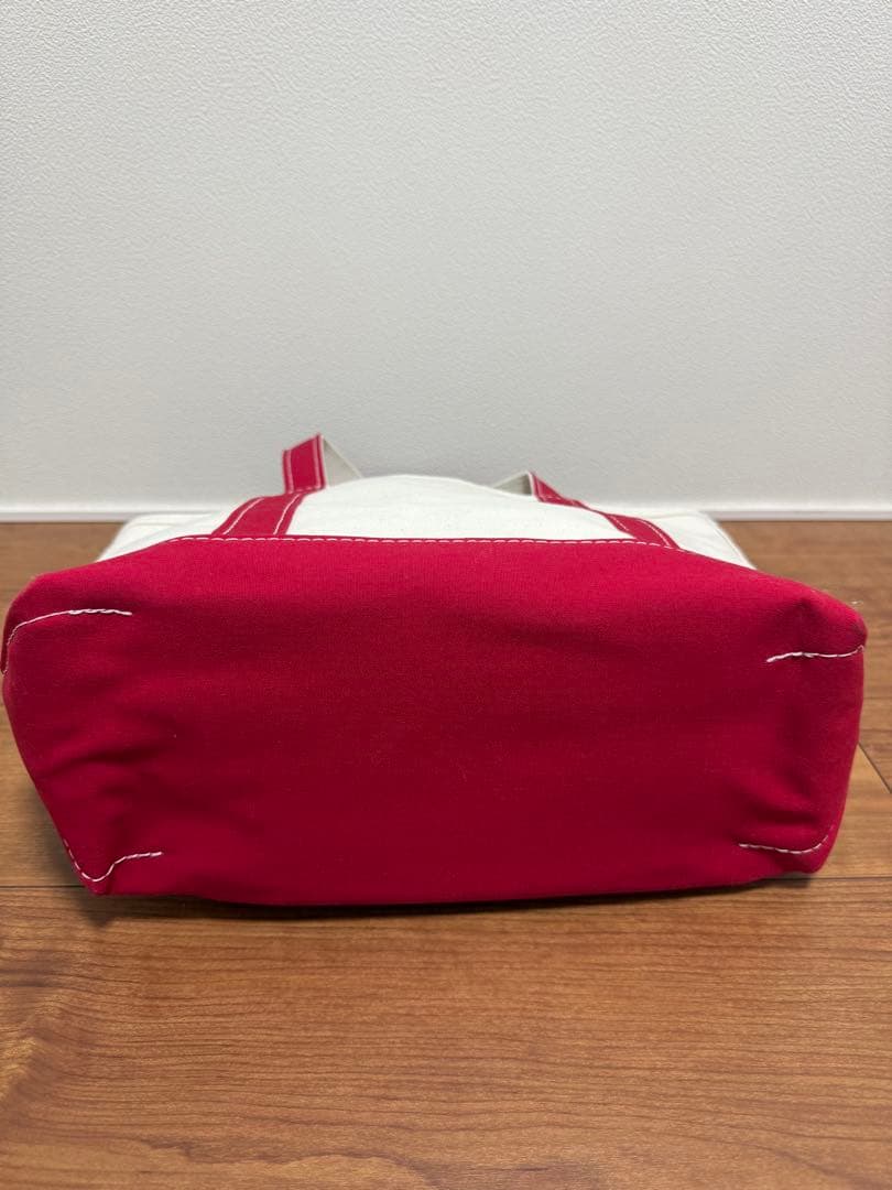 【美品/USA製】L.L.Bean ボート・アンド・トート ジップトップMレッド