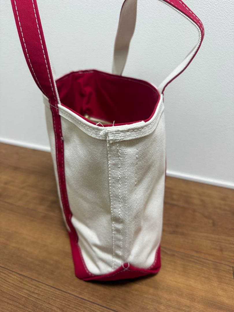 【美品/USA製】L.L.Bean ボート・アンド・トート ジップトップMレッド