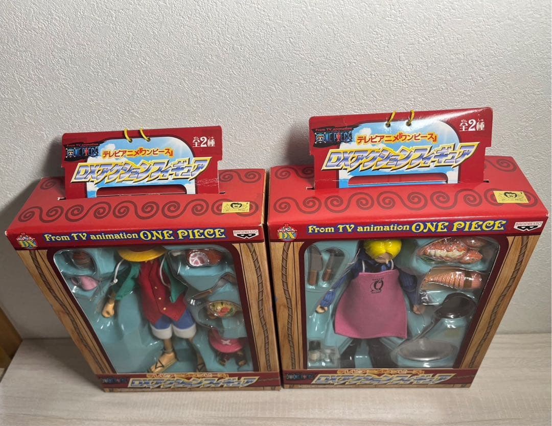 ワンピース DXアクションフィギュア ルフィ サンジ 初期 平成 レトロ