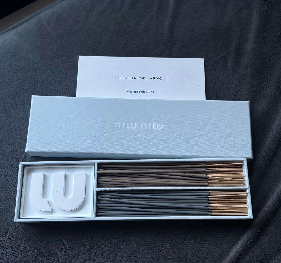 新品未使用　miumiu お香立てセット