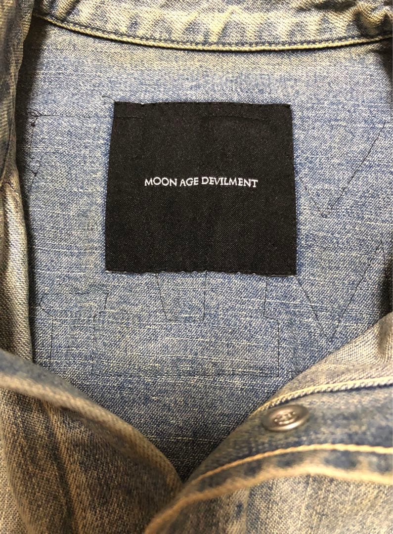 ムーンエイジ デニム シャツ 清春 プロパガ セクスプ エゴトリ SADS 黒