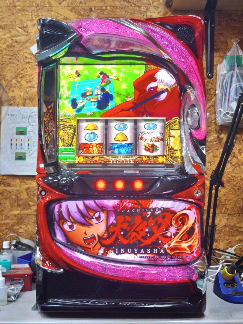 【本州送料込】L 犬夜叉2 簡易ユニット付 楽天市場】【本州送料無料】 L 犬夜叉2 【データカウンター＋スマスロ