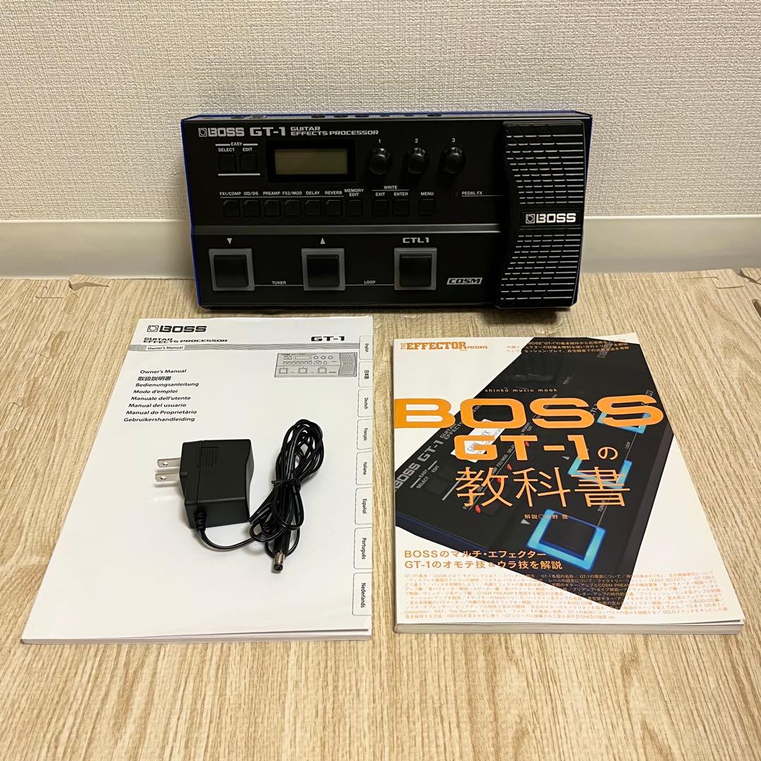 BOSS GT-1マルチエフェクター　教科書付き　ジャンク扱い