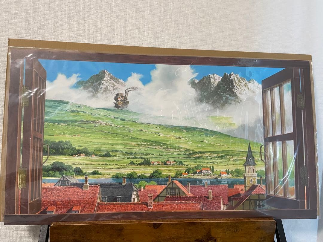 ジブリ美術館オリジナル壁窓「ハウルが来る町」 - メルカリ