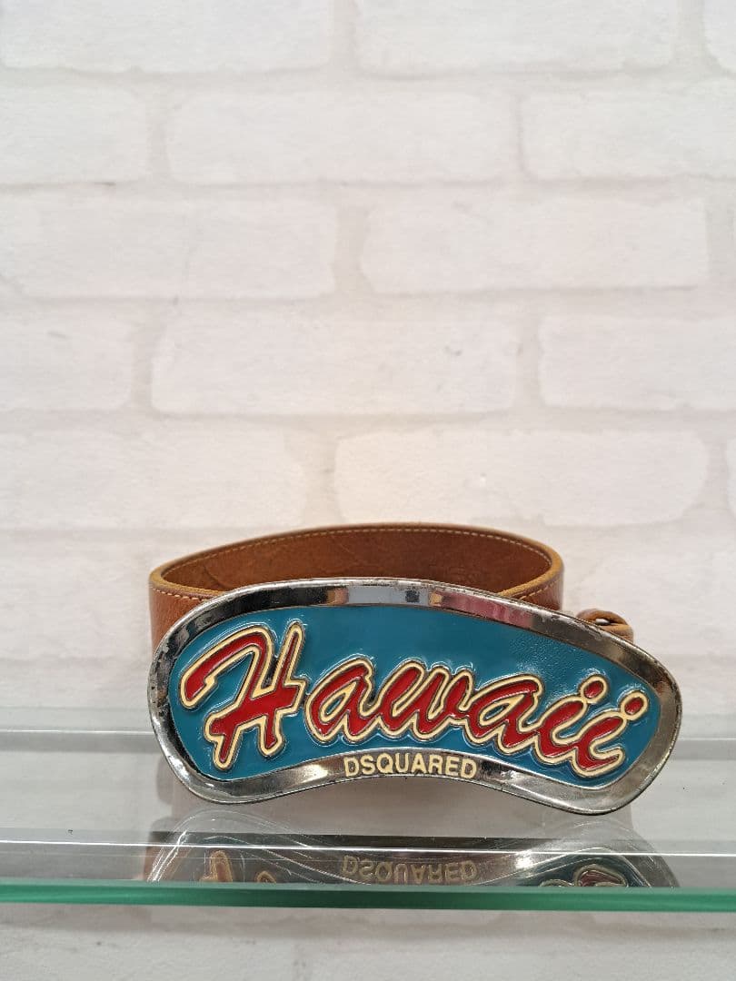 DSQUARED2 HAWAII ディースクエアード ベルト レザー バックル
