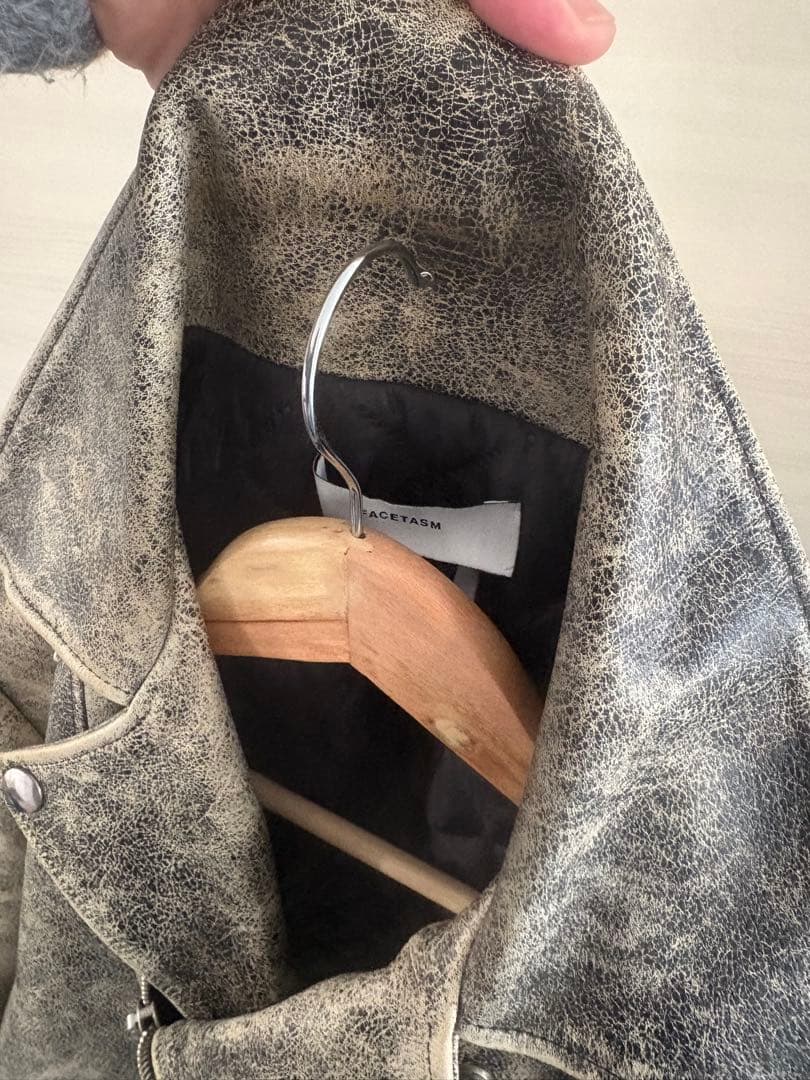 ファセッタズム ダブルライダースJKT ヴィンテージ加工 - メルカリ