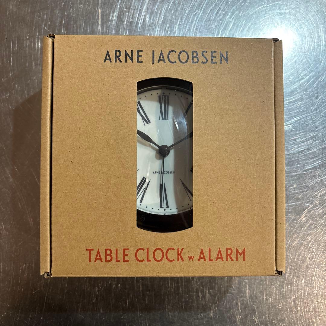 り*つ様 Arne Jacobsen ROMAN アラーム付き置時計 11cm - メルカリ