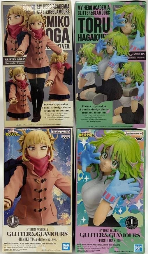 新品未開封：僕のヒーローアカデミア トガヒミコ・葉隠透 フィギュア 2種2セット