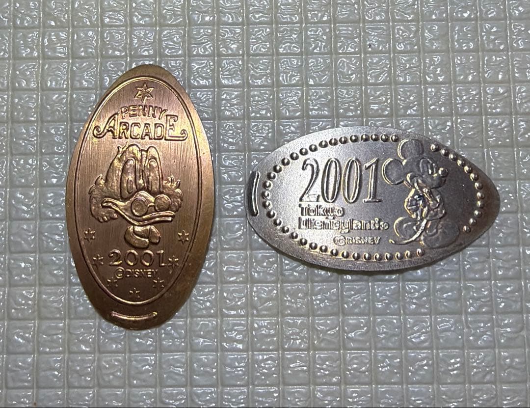 東京ディズニーリゾート 【スーベニアメダル 2001年】 ⭐︎当時物