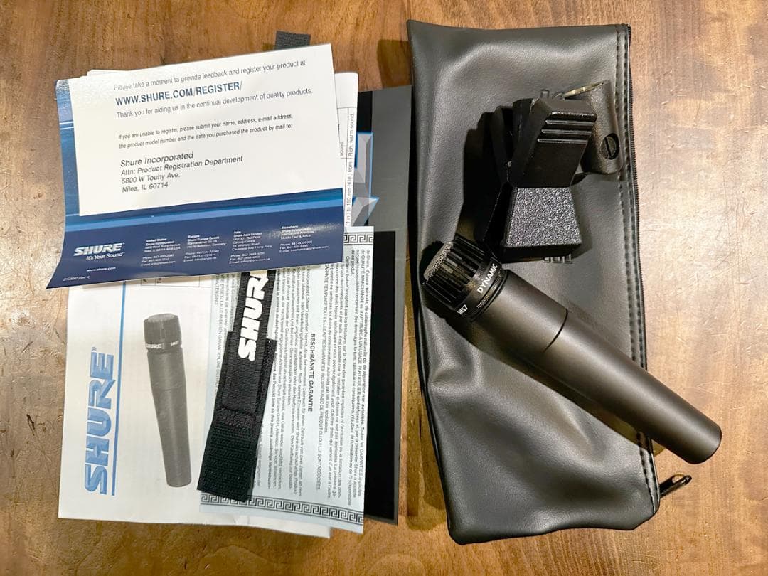 ☆美品☆SHURE ( シュア ) / SM57 ダイナミックマイク SHURE SM57-LCE 楽器用ダイナミックマイク シュア SM57LCE【国内正規品