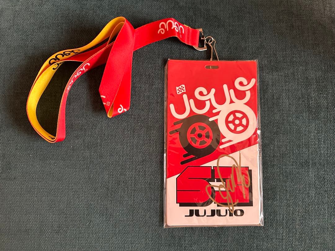 野田樹潤（juju）選手 直筆サイン入りチケットホルダー(スーパーフォーミュラ)