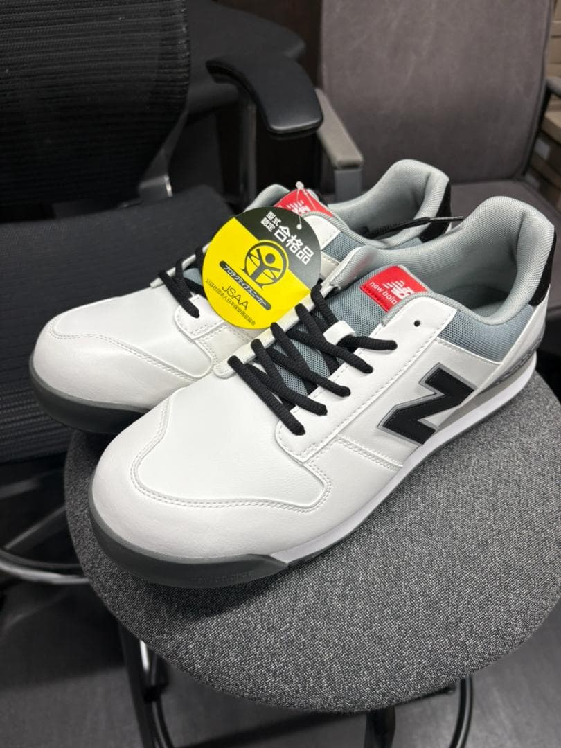 ニューバランス 安全靴 PL-112GL ホワイト×ブラック 28.0cm