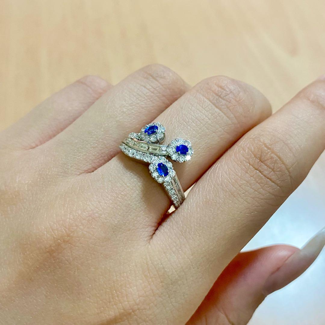 天然 アウイナイト ダイヤモンド 計0.96ct PT950 - メルカリ