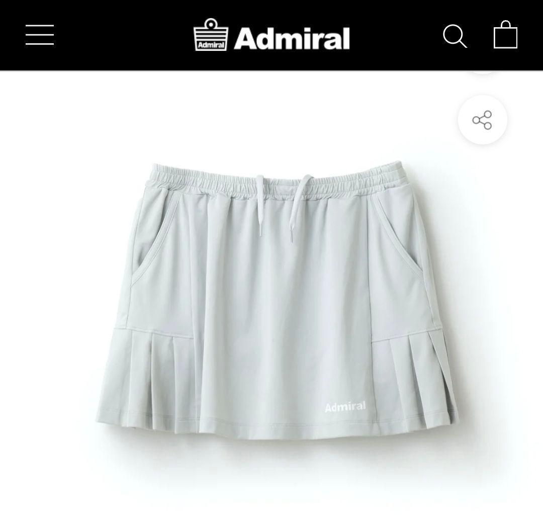 3/3まで 最安 最新タグ新品 アドミラル スコート ATLA509 グレー M サイドプリーツスコート ATLA509 – ADMIRAL