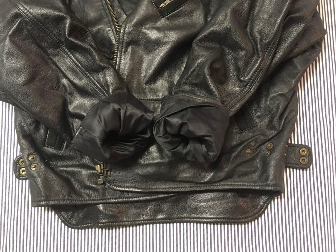 ワークリーフ Workleaf ライダース レザージャケット 革ジャン