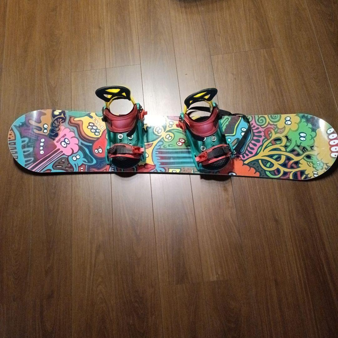 キッズ用120センチ　　カラフル スノーボード ビンディング