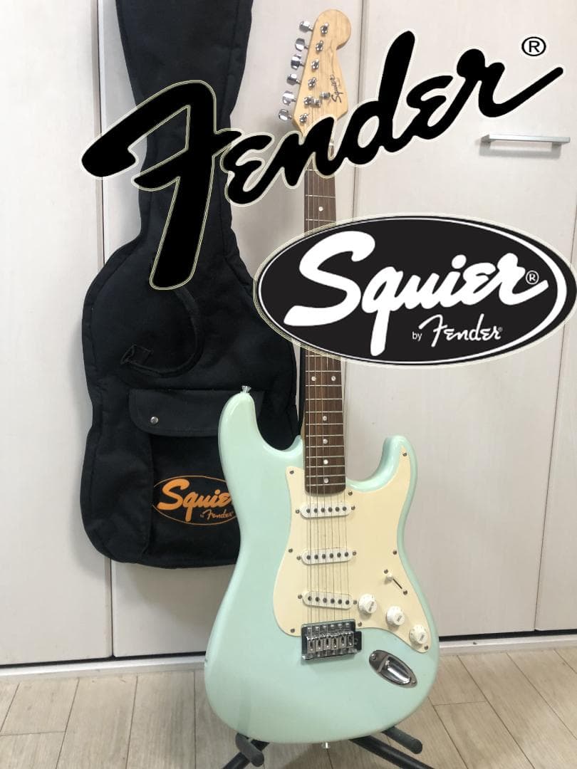 Fender Squier ストラトキャスター ギグバッグ付き