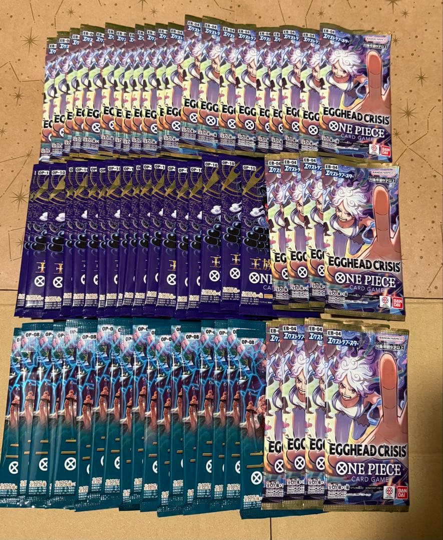 ワンピースカード　まとめ売り　未開封　パック　エッグヘッドクライシス