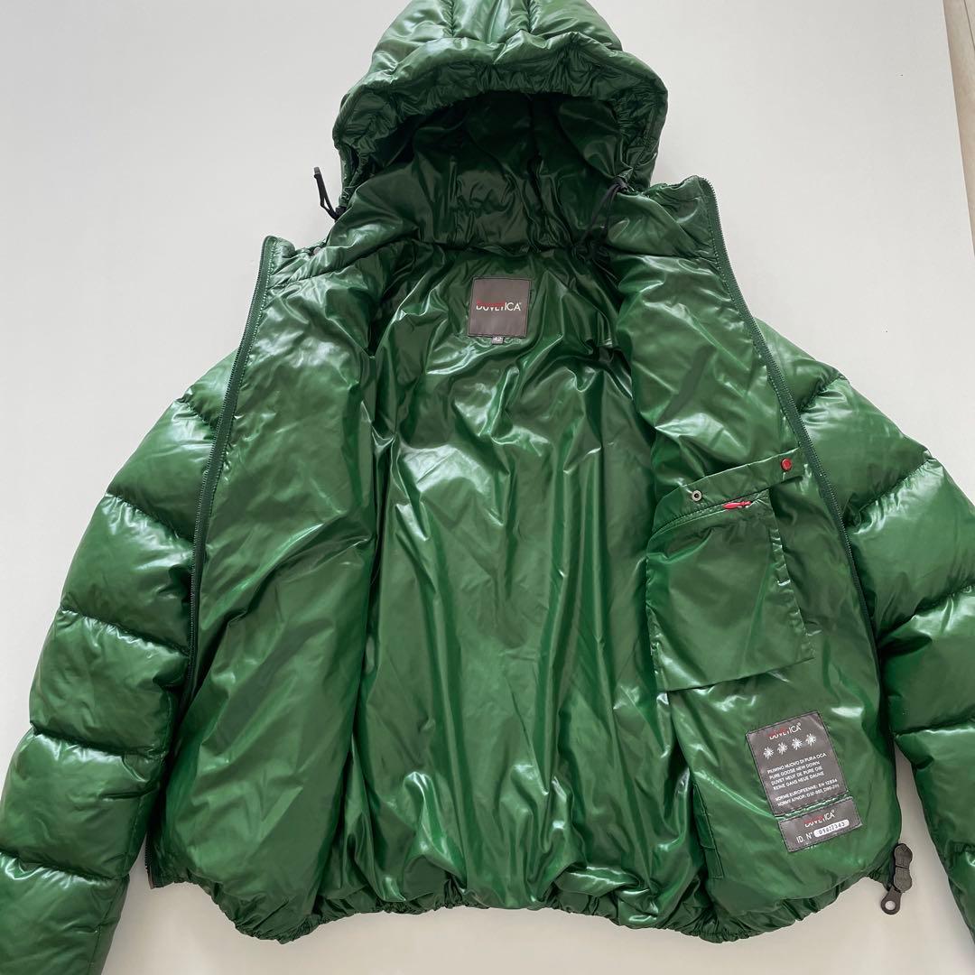 美品】DUVETICA デュべティカ ダウンジャケット フード 緑 42 - メルカリ