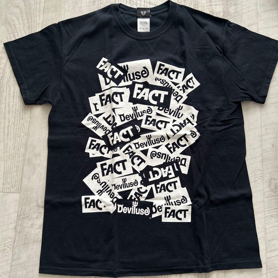 FACT Deviluse コラボTシャツ ブラック - メルカリ