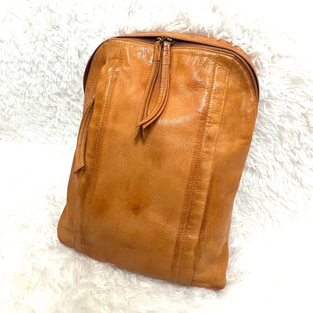 genten ゲンテン ゴート バックパック ヌメ革 A4収納可