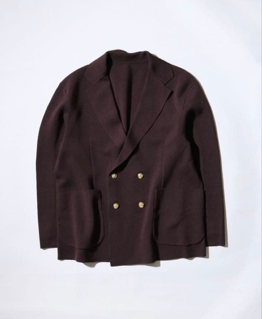 MB ハイエンドニットブレザー 茶色