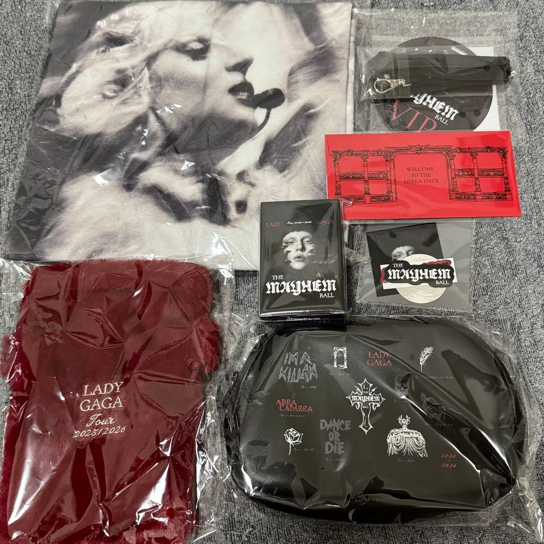 Lady Gaga ライブ VIP Gold ガガ グッズ 特典 セット Lady Gaga ライブ VIP Gold ガガ グッズ 特典 セット LADY GAGA来日