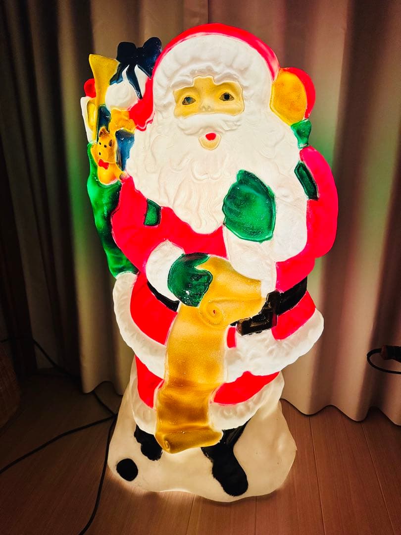 サンタクロース イルミネーション インテリア 大型 ヴィンテージ クリスマス