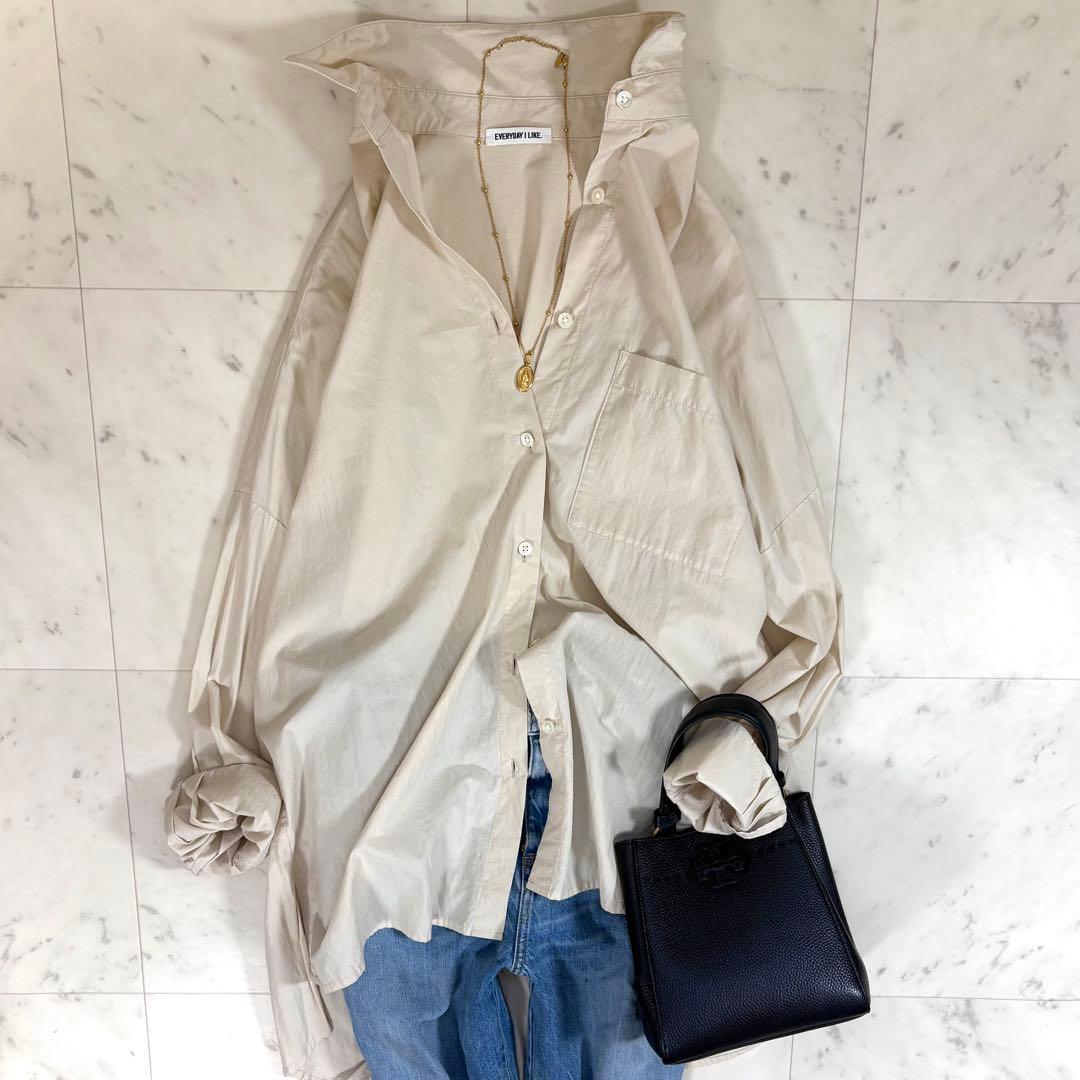 ドゥーズィエムクラス エブリデイアイライク ワイドシャツ 襟ワイヤー