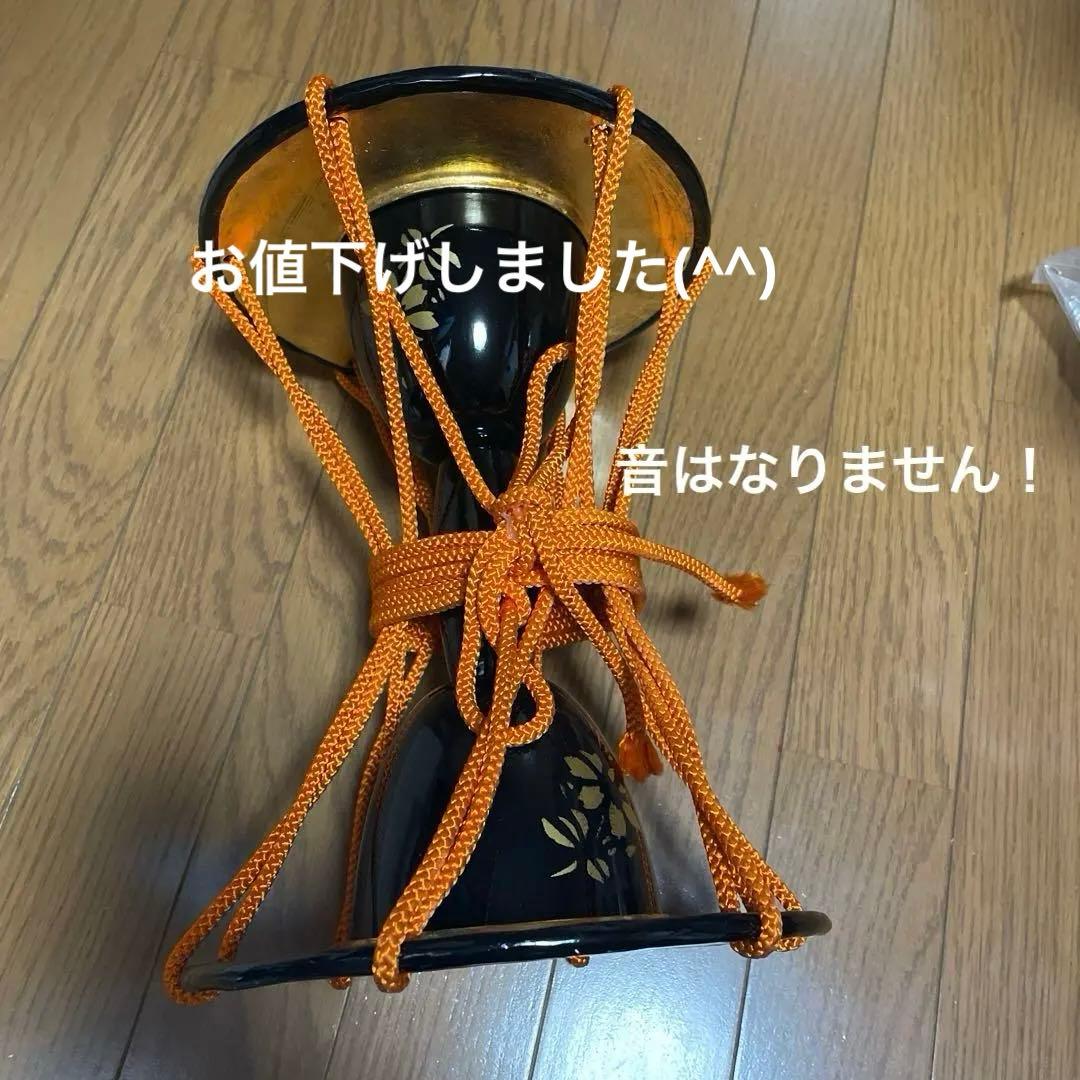 鼓 (舞台用) つづみ 踊り (日本舞踊) の小道具