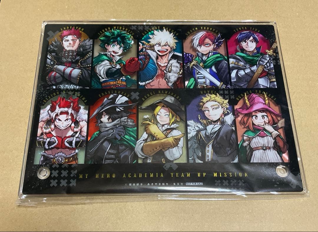 僕のヒーローアカデミア　アクリルプレート　最強ジャンプ 新十傑