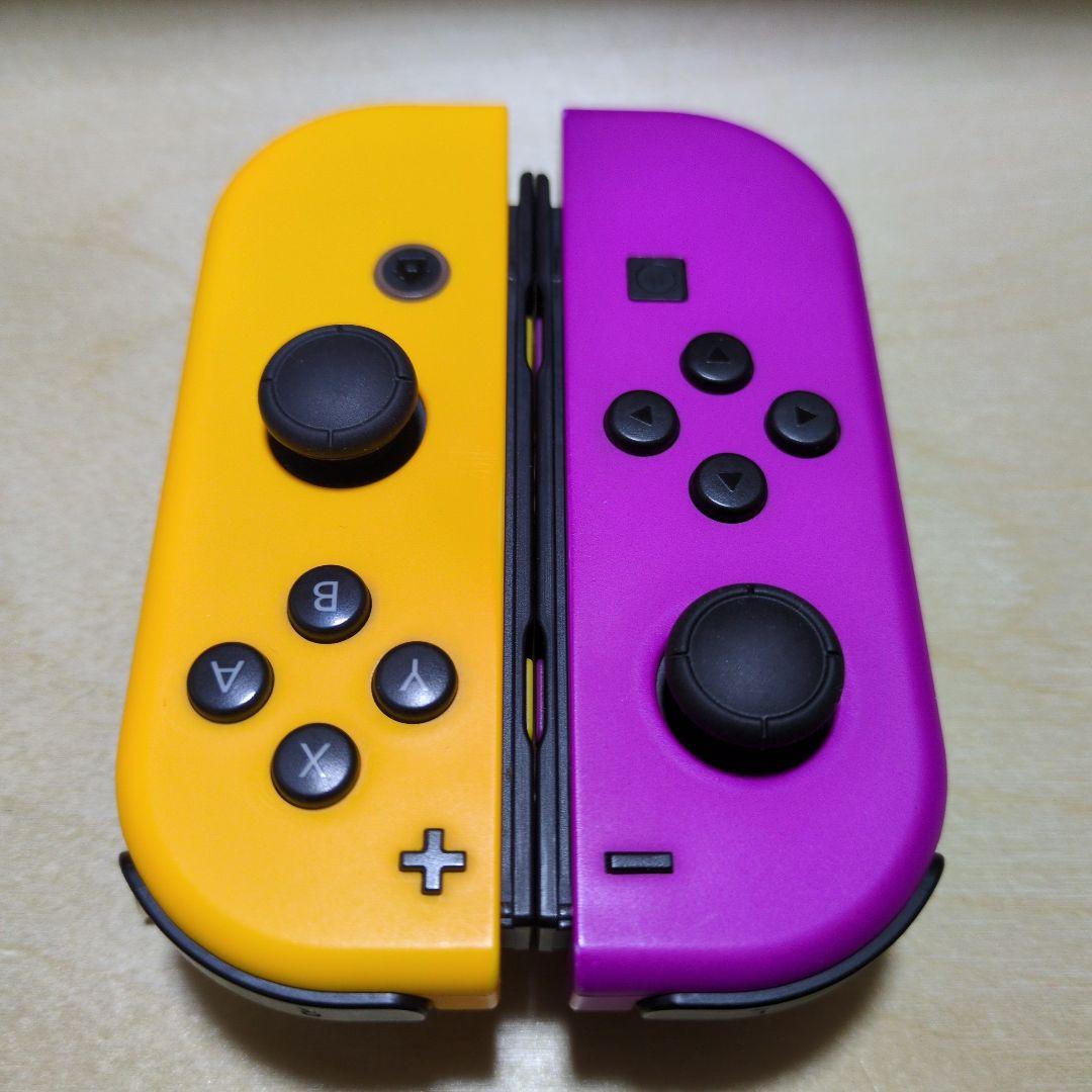 Nintendo Switch ジョイコン 高耐久スティック交換済み 紫 橙 - メルカリ