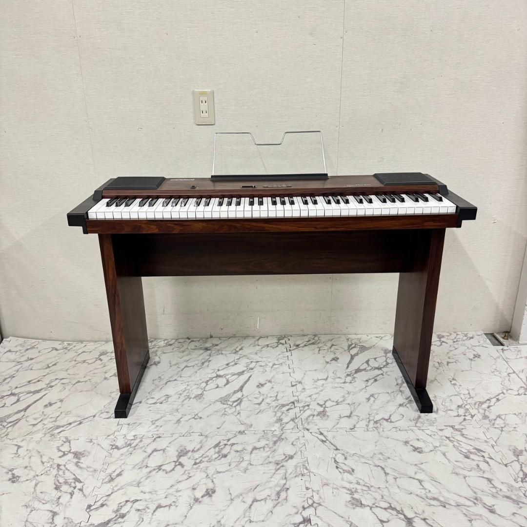 H 17220 電子ピアノ フットペダル付 Roland HP-100 - メルカリ