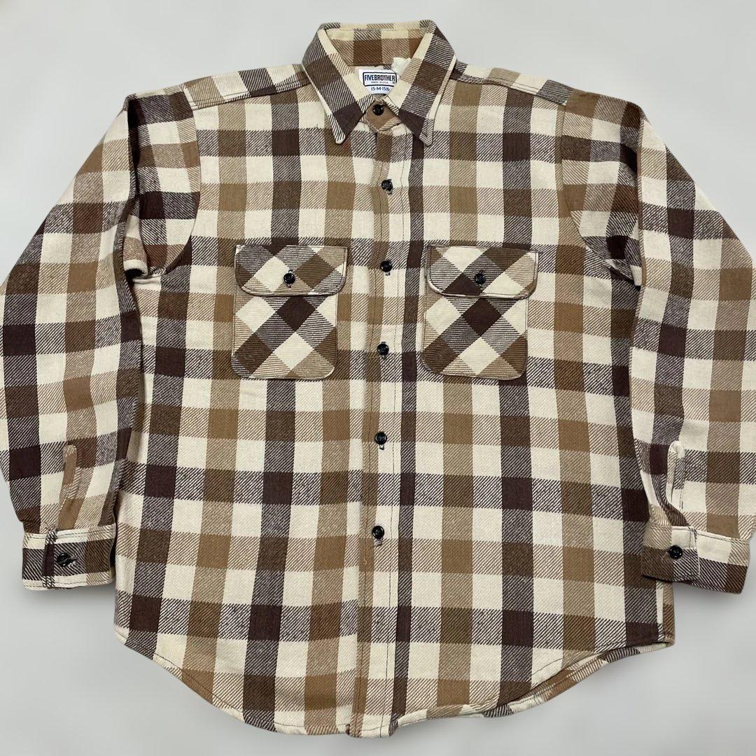 Five brother ヘヴィフランネルシャツvintage