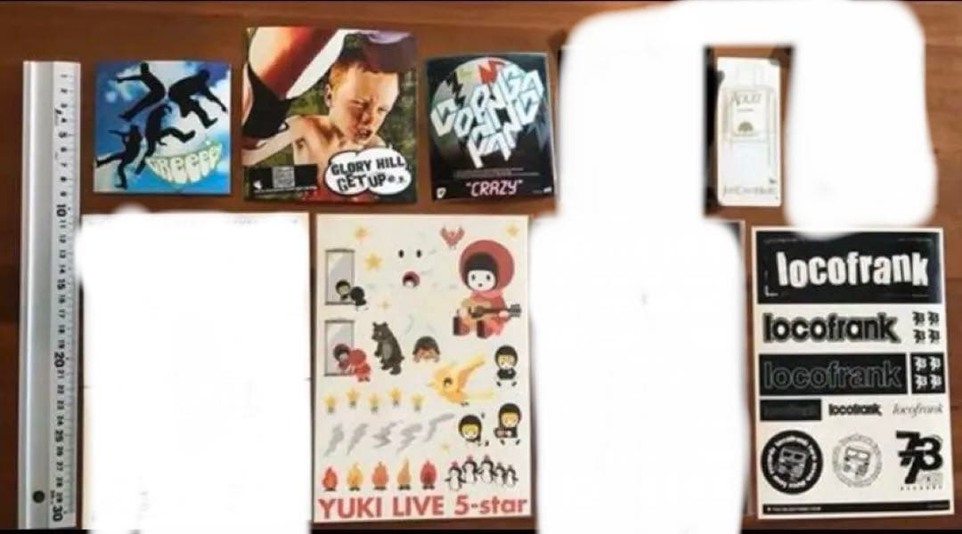 ステッカー 個別売り可能 レア品多数 限定 フランス シール ステッカー 1枚売り＝シール 6カット【No.15