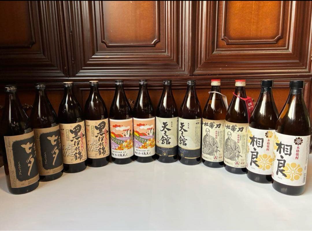 鹿児島 芋焼酎 25度 900ml×12本セット 鹿児島薩摩芋焼酎たっぷり満喫12本セットB（900ml×11種+720ml×1種