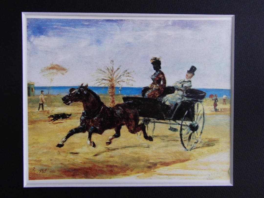 トゥールーズ＝ロートレック【黒い伯爵夫人】、希少な画集画