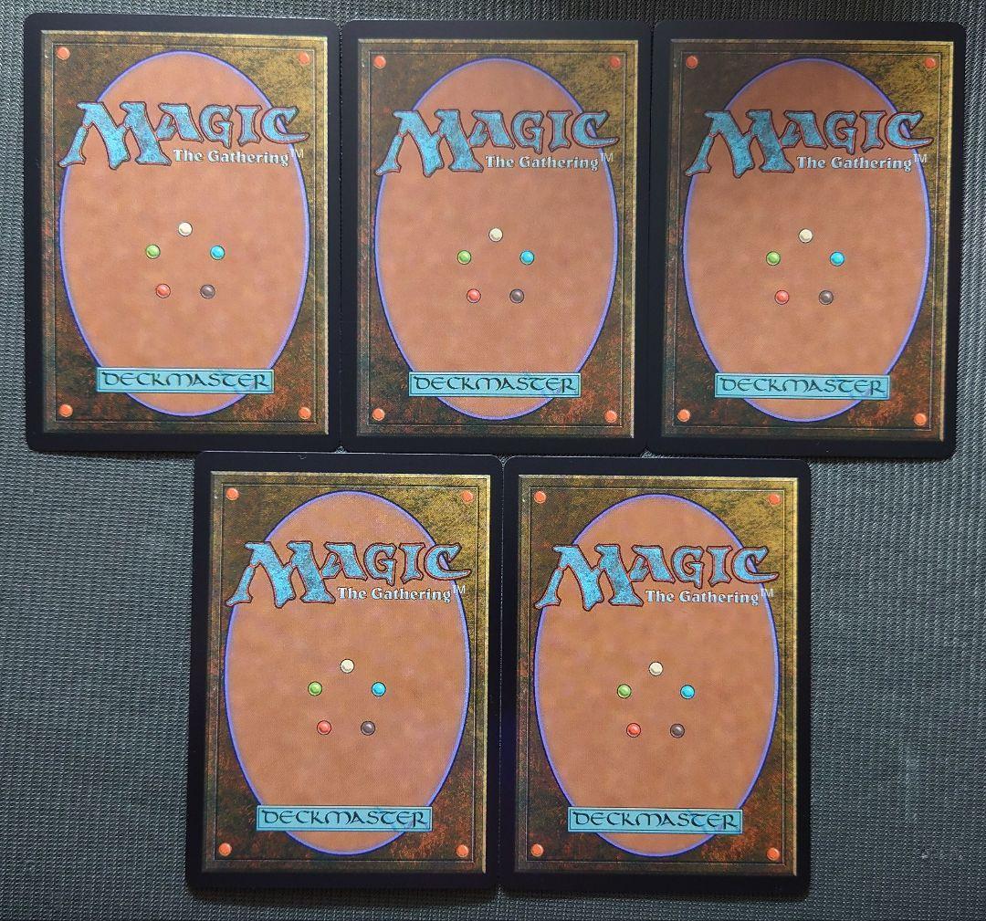 mtg スパイダーマン シンビオート レイズドFOIL 基本土地 5枚セット