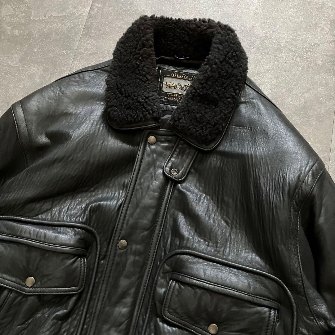 90s vintage G-1 flight leather jacket 羊革 - メルカリ
