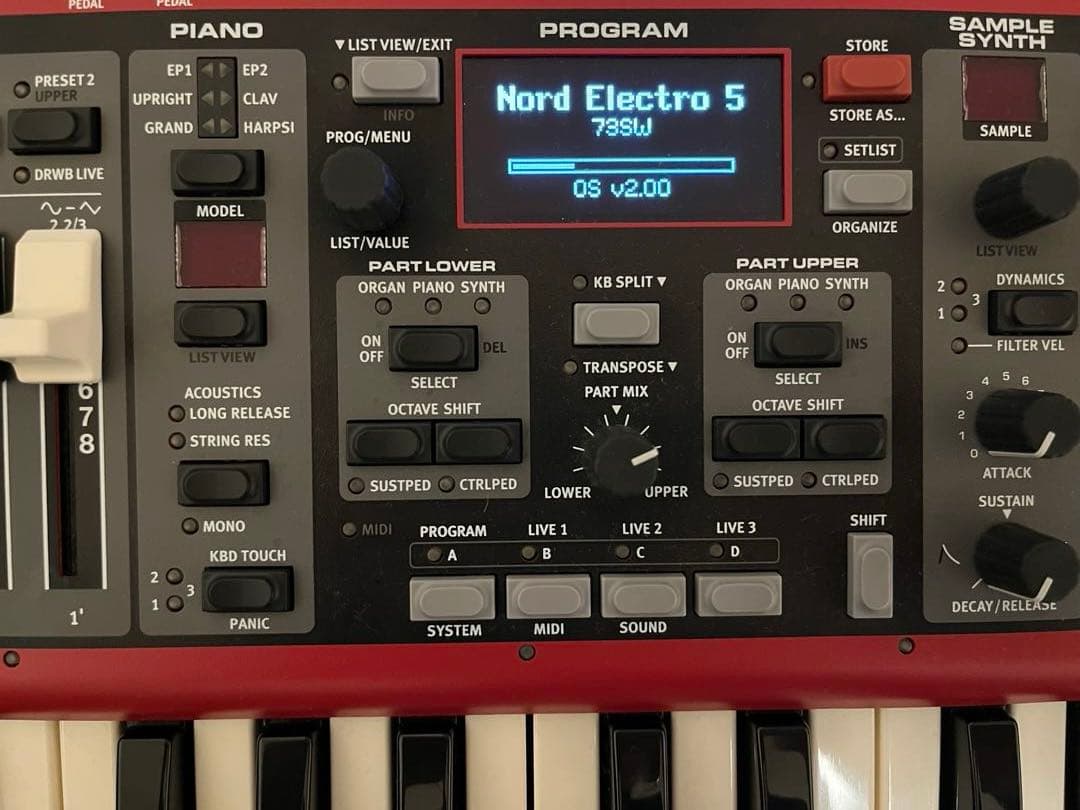 Nord Electro 5D 73鍵シンセサイザー ケース付き