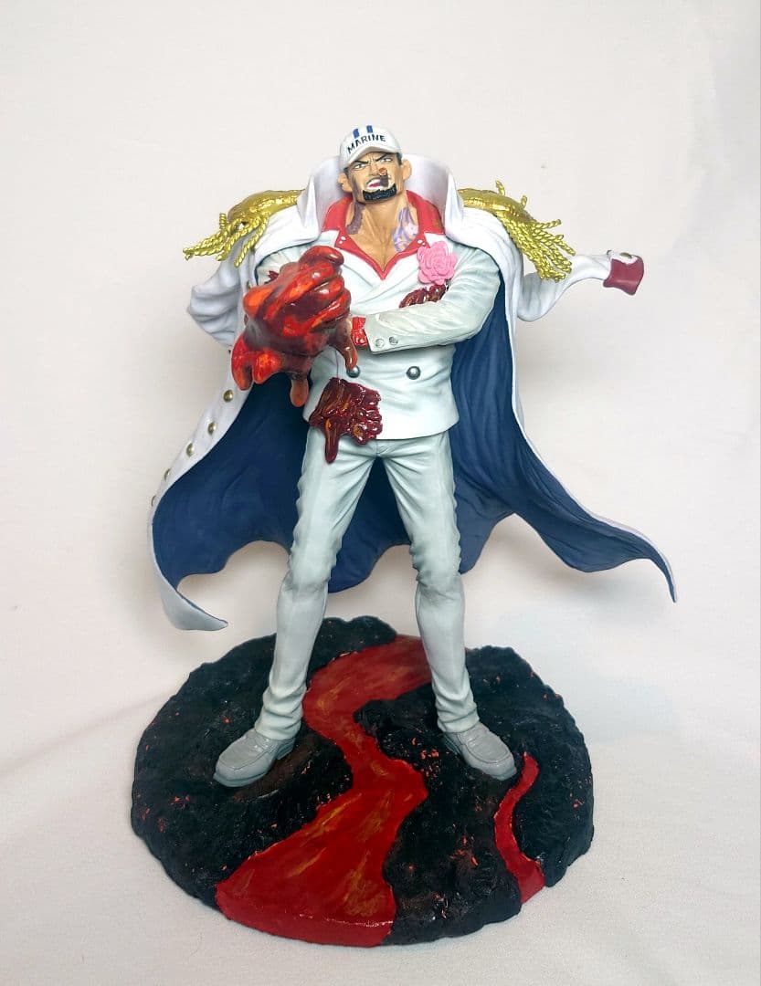 ワンピース 一番くじ 絶対的正義 サカズキ 赤犬 フィギュア - メルカリ