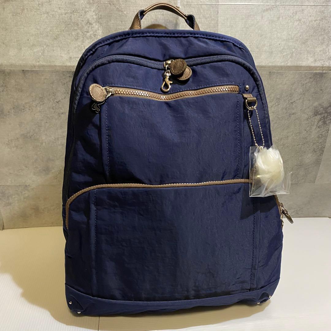 【未使用】kanana project　ナイロンリュック　ネイビー カナナプロジェクトコレクション Kanana project COLLECTION リュック