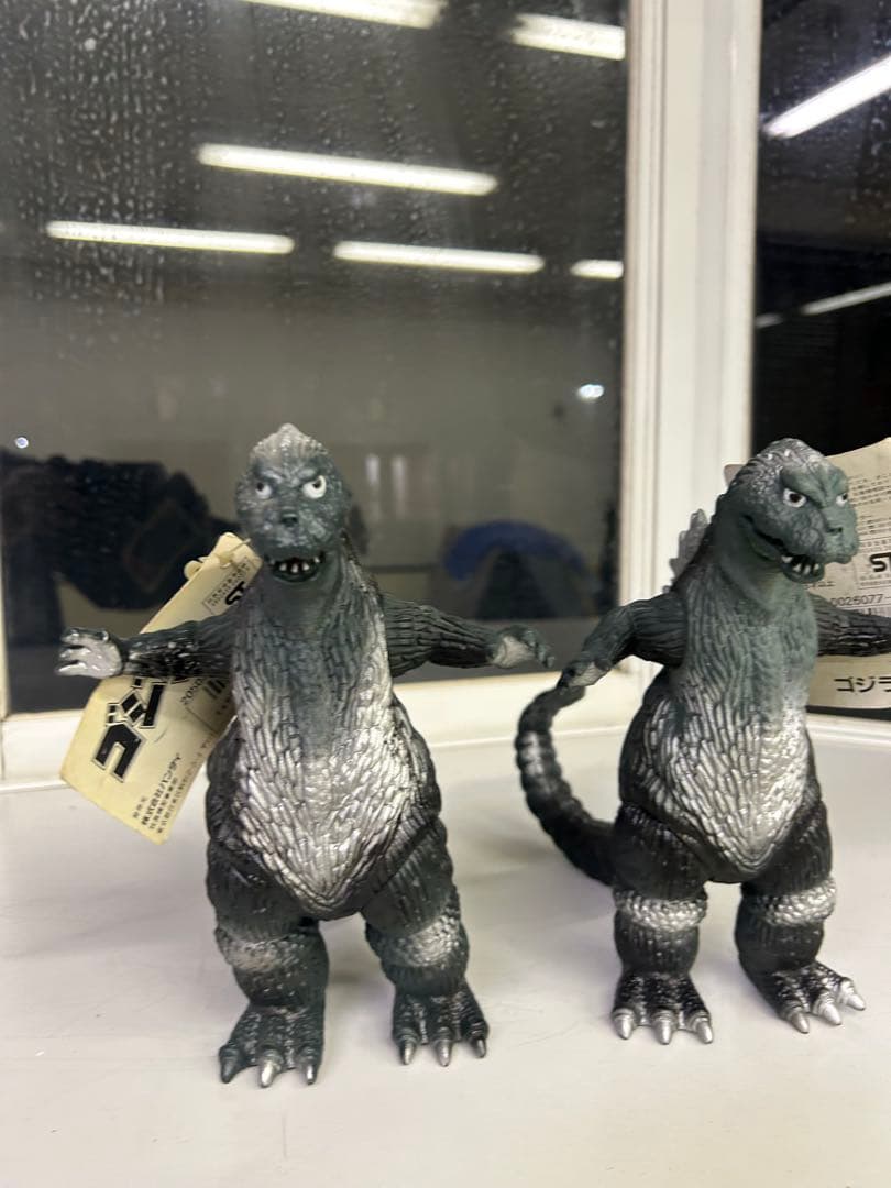 ゴジラ　モスゴジ　タグ付き　初版　2体セット　BANDAI BANDAI (バンダイ) ゴジラ ゴジラVSモスラ 1992 タグ付 日本製