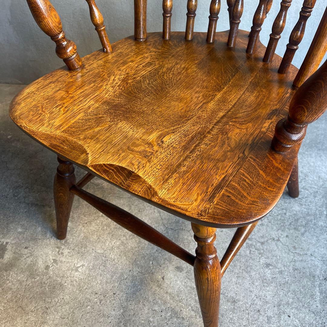 希少 オールドビンテージ キツツキ ウィンザーアームチェア - メルカリ