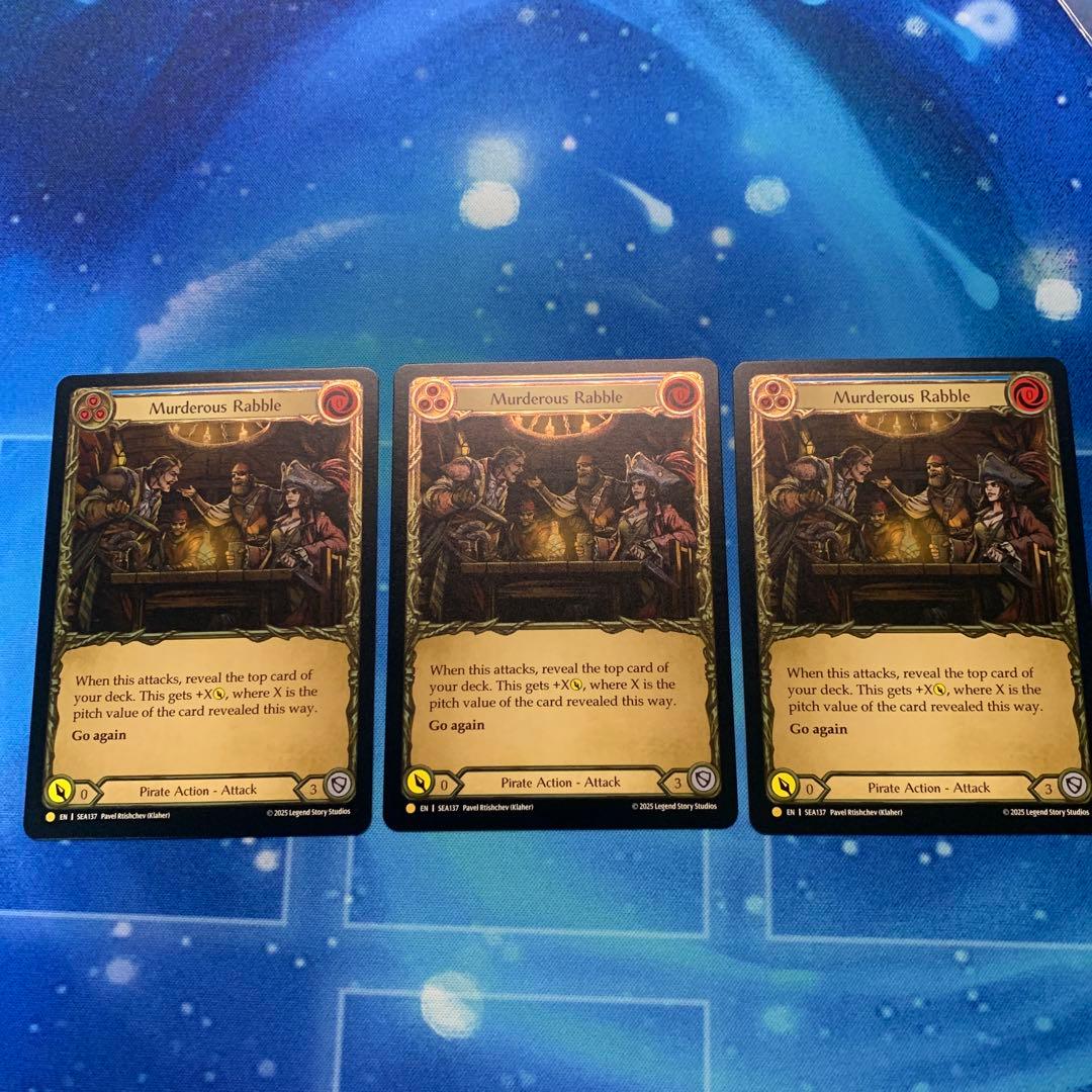 [FaB] Murderous Rabble CF 3枚　他