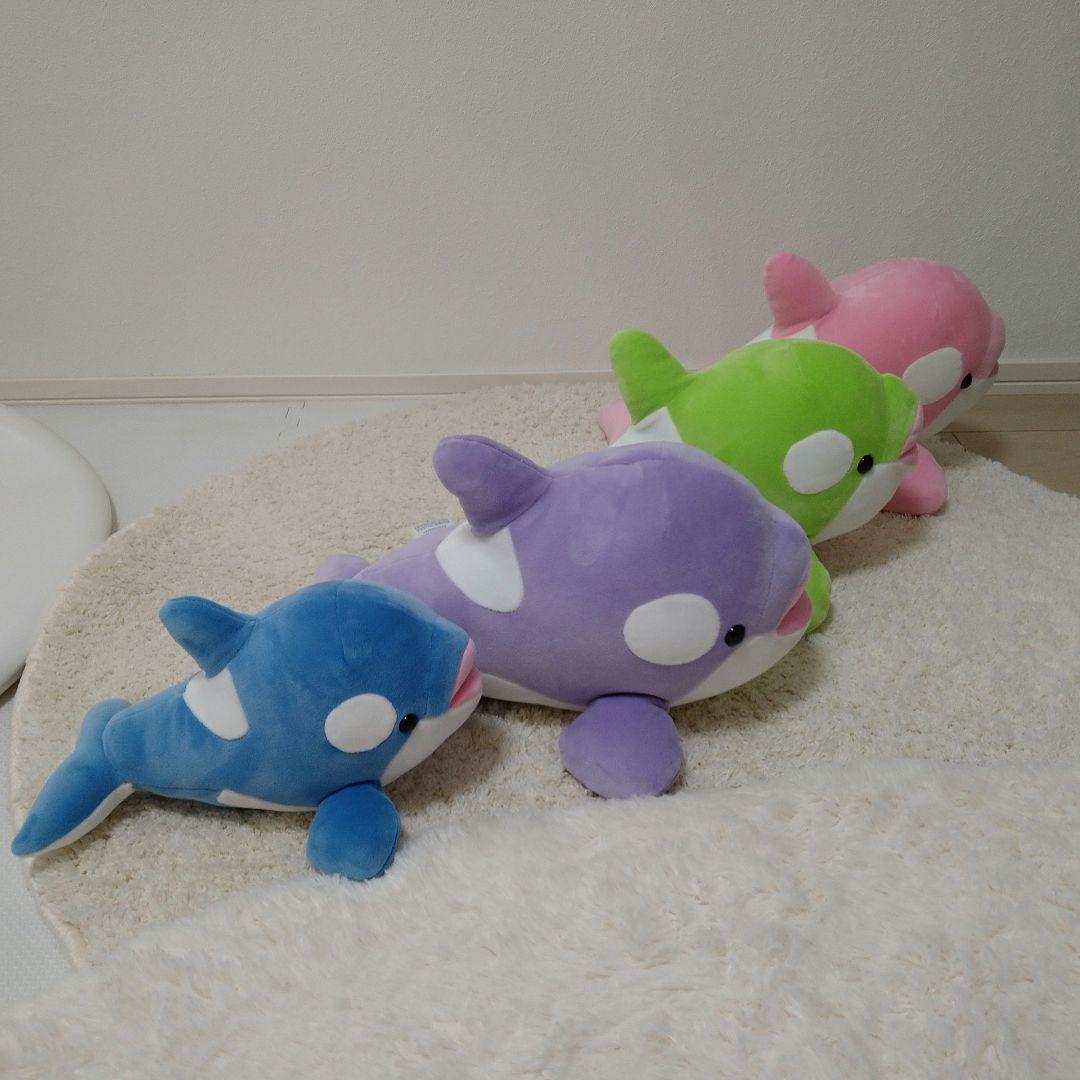 須磨シーワールド オルカくじ 3等と4等 シャチ ぬいぐるみ - メルカリ